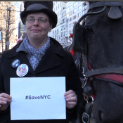 Christina Hansen, Central Park Carriage Driver. Photo: Sandi Bachom