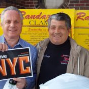 "Dominick & Paul Randazzo support #SaveNYC and the SBJSA - Sheepshead Bay" Photo: Kate Puls