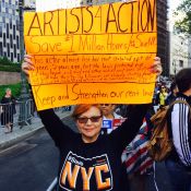 At the #1MillionHomes Housing Rally Photo: Pamela Dayton