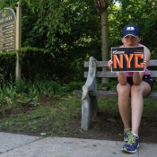 Parks make breathing easier. Runner in Queens, May 2015. Photo: Beatriz Elena Rodriguez