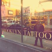 Adam Suerte at Brooklyn Tattoo Photo by Lee Greenfeld